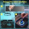 Quplavo Devil Eyes Light for Car Windshield, 23.42"x4.72" Programmable LED Sign, APP & Remote Control Dynamic LED Eyes Display for Golf Cart Sedan SUV(1-Pack)