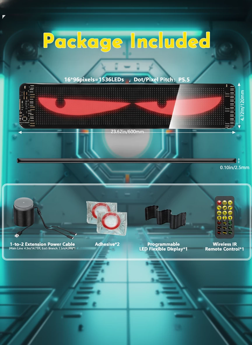23.6''x4.7''红色一个