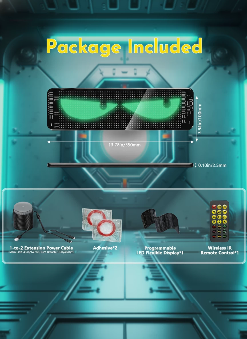 13.8''x3.9''绿色单个